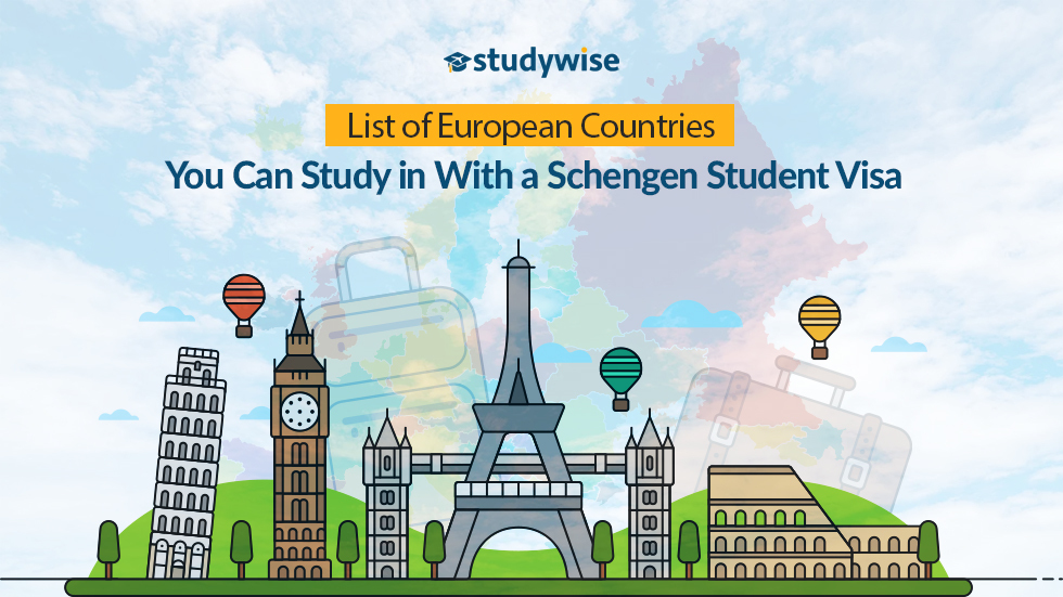 List of European Countries You Can Study in With a Schengen Student Visa